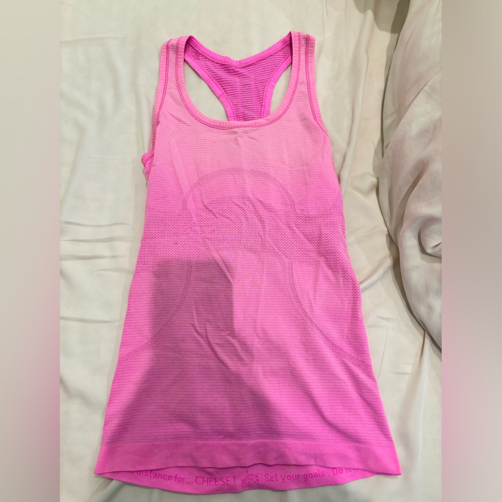 lululemon athletica Pink Tank Top